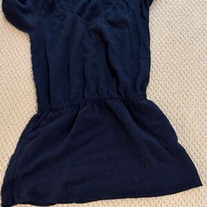 J. Crew Midnight gauze mini dress